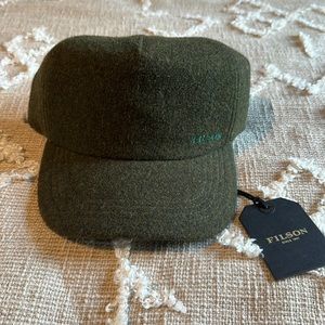 NWT Filson Mackinaw Forester Cap - Forest Green - One Size